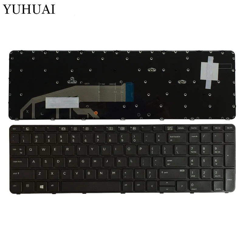 

NEW US Laptop keyboard for HP PROBOOK 450 G3 455 G3 470 G3 no backlit with Frame No Pointer