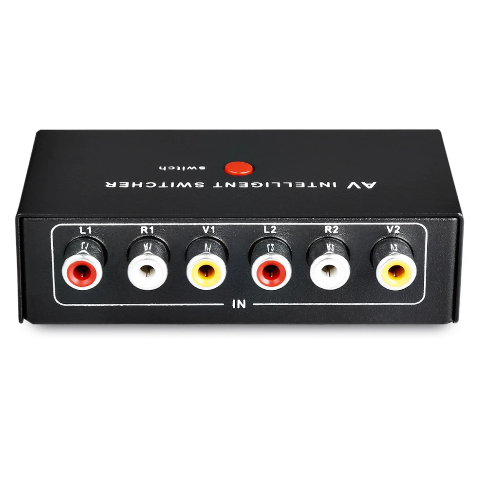 AV 21 Car RCA Audio Video Intelligent Channel Switcherin Cables