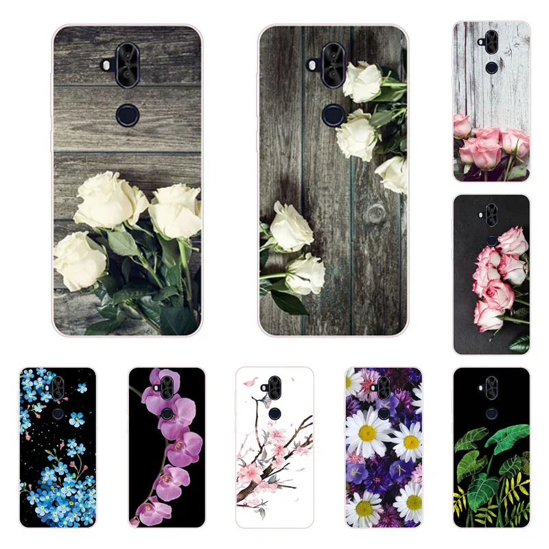 for Asus Zenfone 5 Lite ZC600KL Case Silicon Popular flowers Painting Soft TPU Back Cover Protect Phone cases |
