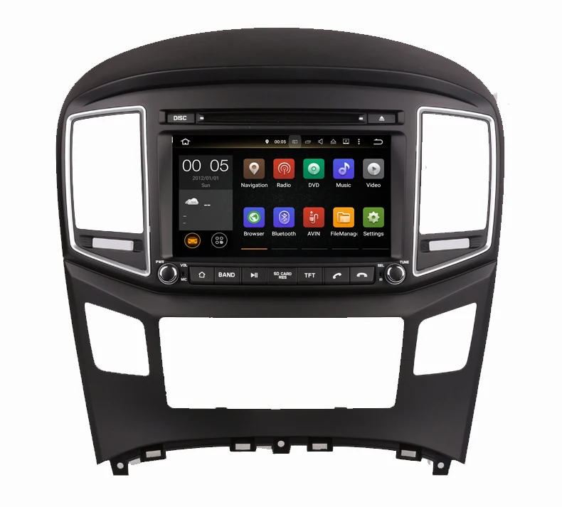 Clearance Octa core android 9.0 car dvd gps radio player for hyundai H1 Grand Starex iLoad iMax H-1 Travel with gps navigation wifi USB 5
