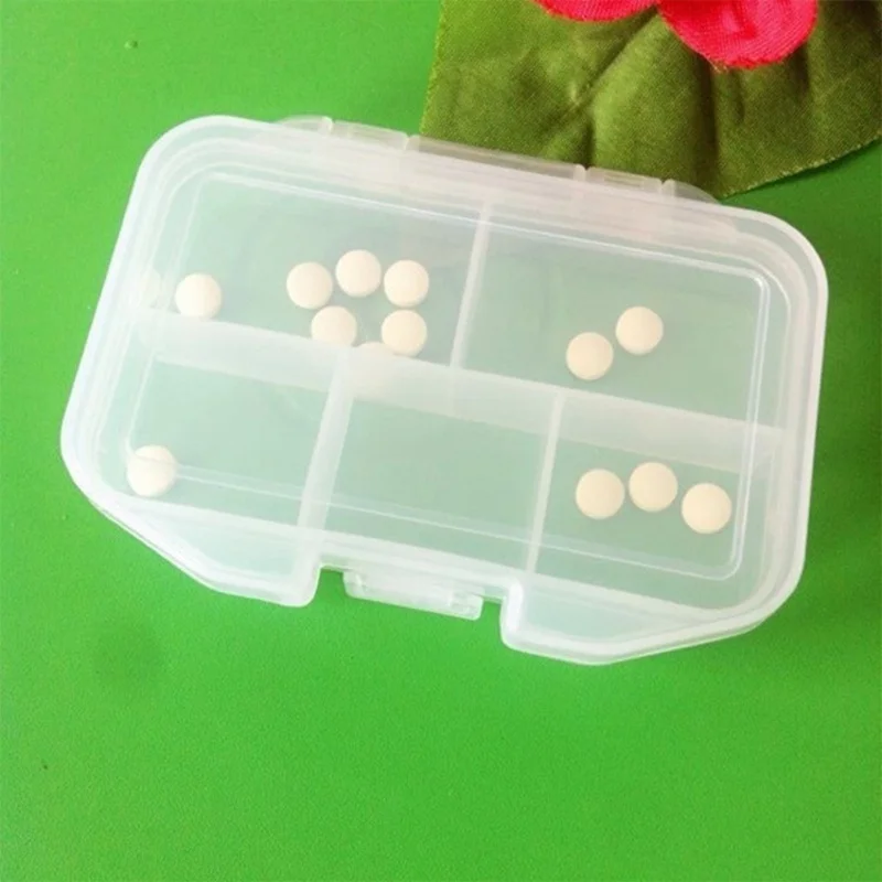 Hot Sale 5-Compartment Portable Sealed Storage Medicine Case Medical Pill Box Holder Travel Emergency First Aid Kits Hot Sale 5-Compartment Portable Sealed Storage Medicine Case Medical Pill Box Holder Travel Emergency First Aid Kits