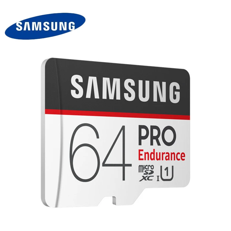 

Original SAMSUNG 64GB Micro SD Card 32gb Flash Memory 128gb TF Cards Class 10 U1 Endurance Pro Microsdhc Microsdxc for Monitor