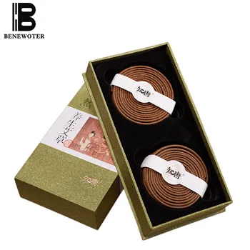 

40 Coil /box 2 / 4 Hours Natural Coil Incense Health Wormwood Incense Repellent Purifying Air Office Fragrant Good Sleep Incense