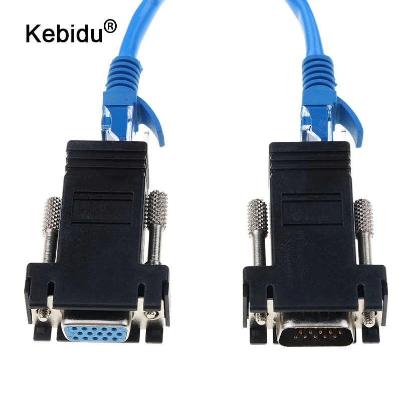 Vga Video Extender Cat5 Cat6 Rj45 Cable Adapter | Vga Extender Female Rj45  Cat5 - Pc Hardware Cables & Adapters - Aliexpress