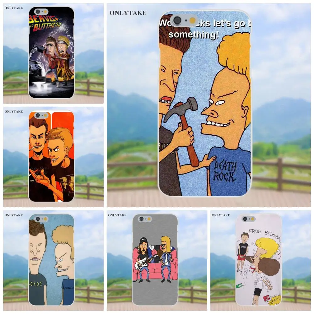 

Vvcqod Beavis And Butthead For Apple iPhone 4 4S 5 5C SE 6 6S 7 8 Plus X Galaxy Grand Core II Prime Alpha TPU Protective Skin