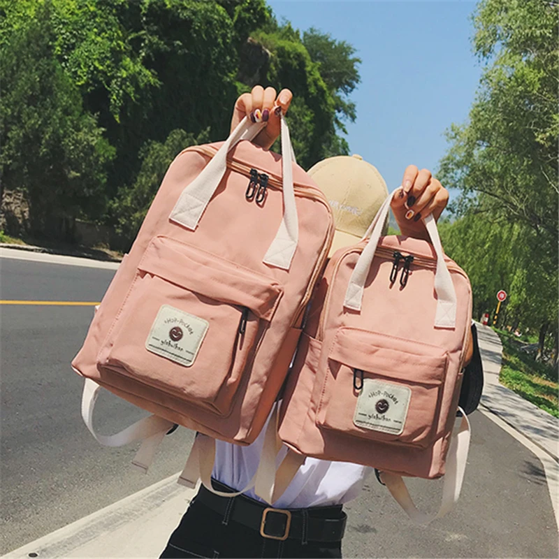 Mori Girls Harajuku Korean Schoolbag Casual Street Canvas Backpack