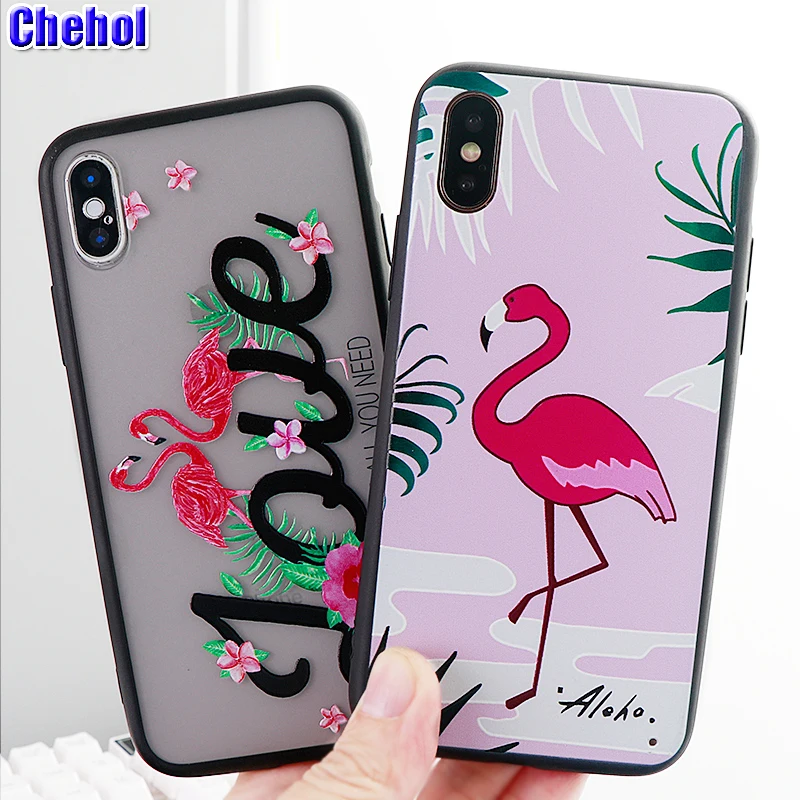

Phone Cases for iPhone 6 s 7 8 Plus X XS MAX XR Floral Printed Fitted Case Hollow Soft Silicone Mobile Phone Covers Accessories