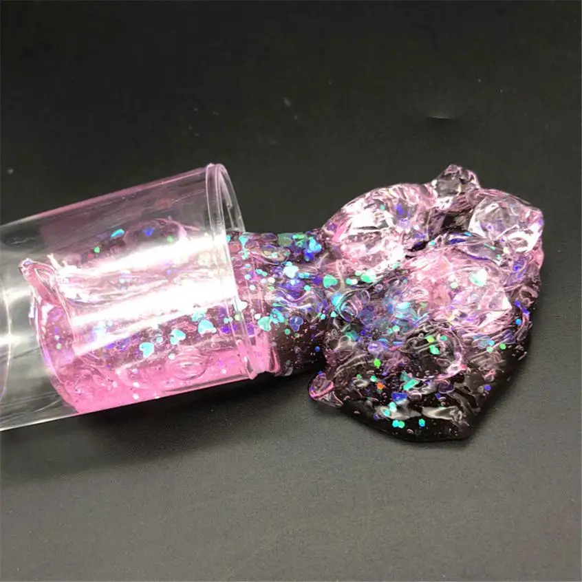 DIY Magic Crystal Slime Putty полимерная глина игрушка мягкая резиновая слизь для детей умный