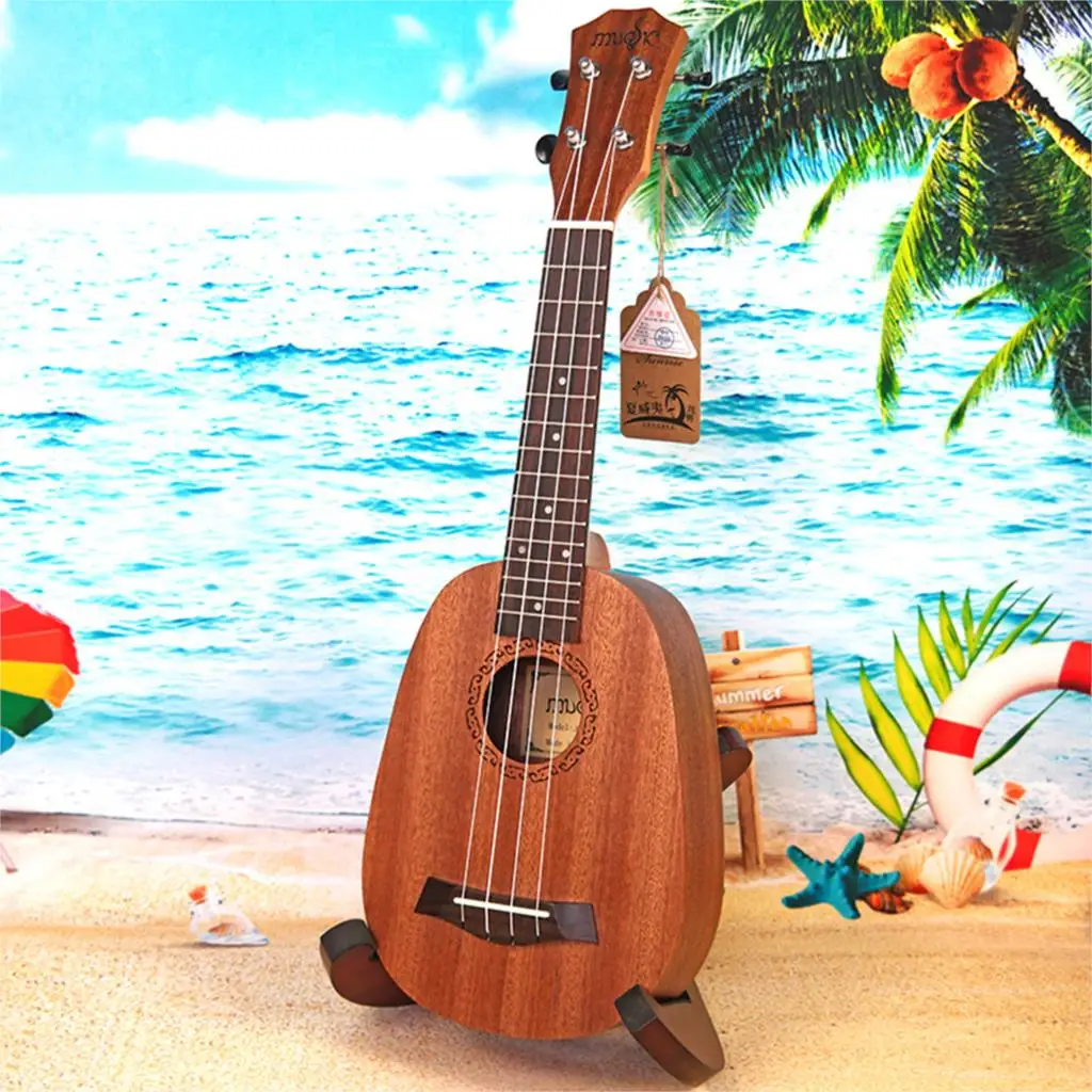 21 inch Soprano Pineapple Bucket Uke4 Strings ukeSapele ukuguitaacoustic small guitar solid body uke Concert 21 inch Soprano Pineapple Bucket Uke4 Strings ukeSapele ukuguitaacoustic small guitar solid body uke Concert