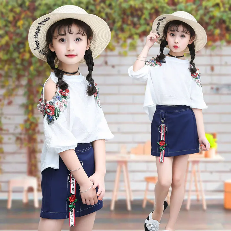 teenage 12 13 years girls clothes white baby suits chiffion t shits