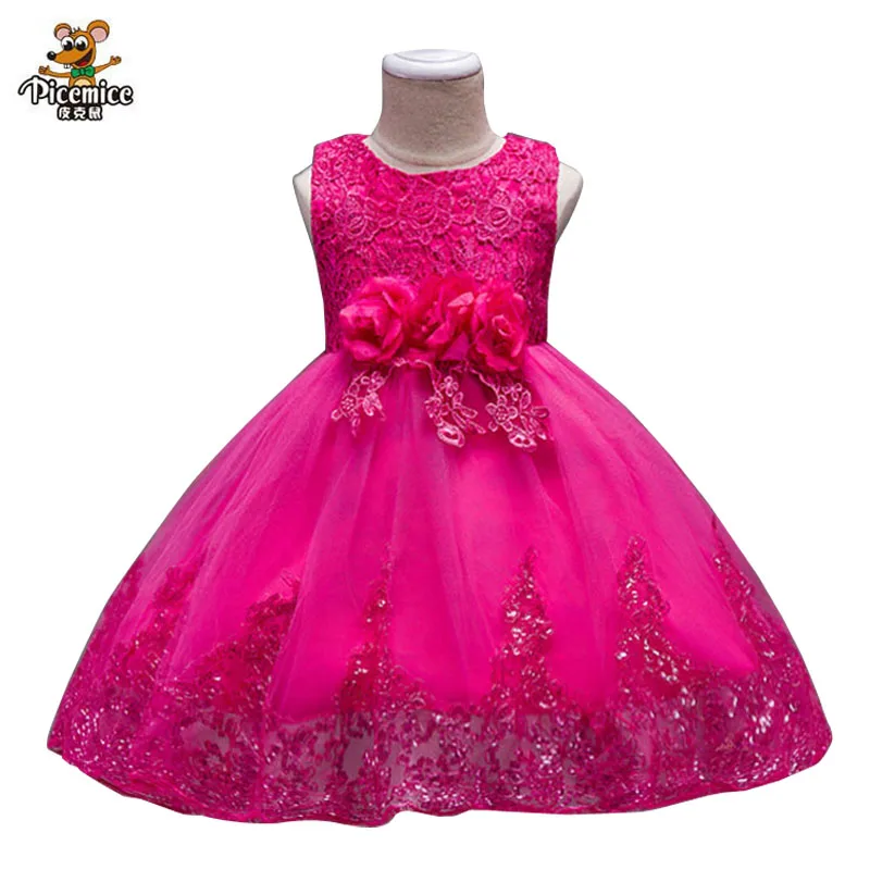 

Girl Evening Dress For Wedding Girls Party Dress 2019 Elegant Ceremony Gift Kids Princess Dresses Girls Lace Clothes 2-10 Years
