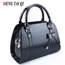 Bolsas de diseñador de la Marca Famosa Bolsos de Las Mujeres 2017 Bolso de Hombro Del Mensajero mujeres de Los Bolsos de Cuero Negro Arco de La Venta Caliente Nueva Bolsa Feminina 3