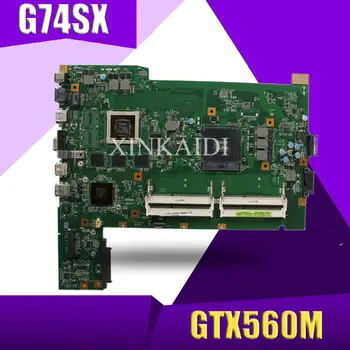 

XinKaidi G74SX Laptop motherboard for ASUS G74SX G74S G74 Test original mainboard 2D GTX560M-V3G Video card
