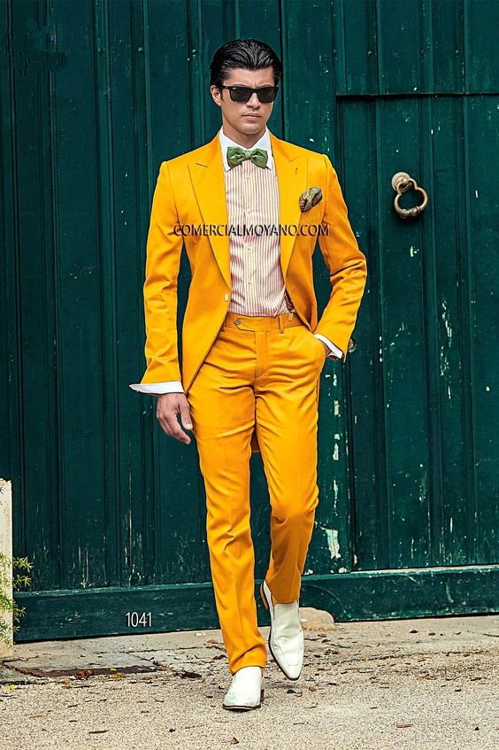 Ultime Mutanda Del Cappotto Progetta Giallo Casual Vestito Da Uomo Slim Fit  2 Pezzo Italiano Smoking Su Misura Elegante Partito Prom Abiti Terno  Masculino|latest coat pant designs|tuxedo customitalian tuxedo - AliExpress
