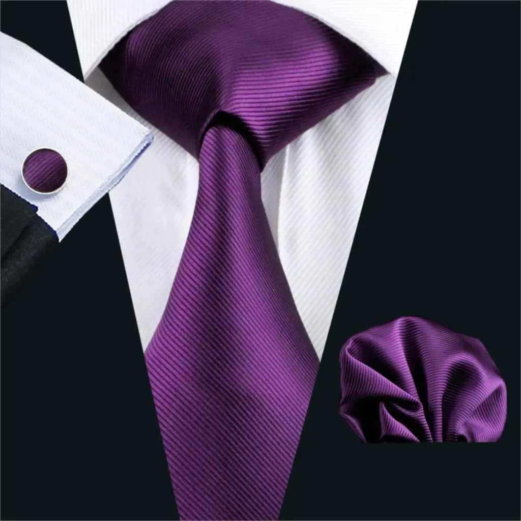 mens solid purple tie