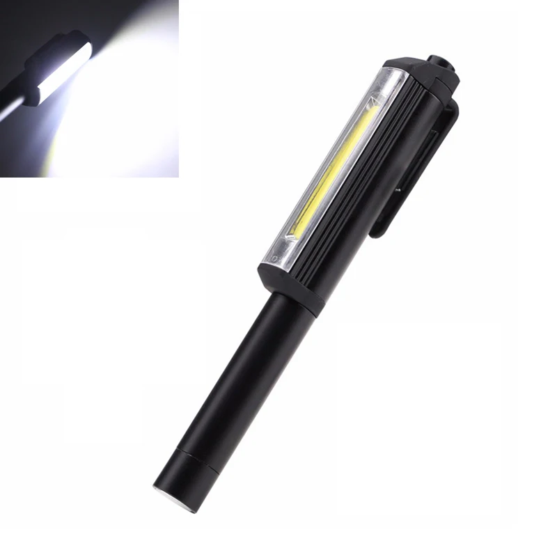 

Mini Pen Work Light Cob Led Inspection Light Multi Function Hand Held Flashlight Outdoor Torch Lamp