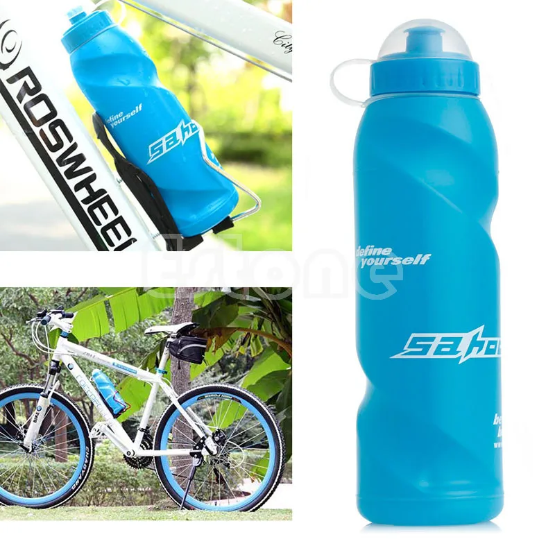 Удобный спортивный велосипед на открытом воздухе, бутылка для воды, чайник, синий, 700 мл