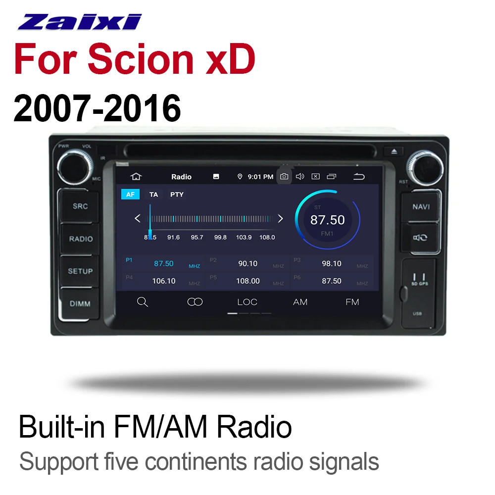 Discount ZaiXi 2 Din Car Multimedia Player Android 9 Auto Radio For Scion xD 2007~2016 DVD GPS 8 Cores 4GB+32GB Bluetooth WIFI HD Screen 3 Discount ZaiXi 2 Din Car Multimedia Player Android 9 Auto Radio For Scion xD 2007~2016 DVD GPS 8 Cores 4GB+32GB Bluetooth WIFI HD Screen 3