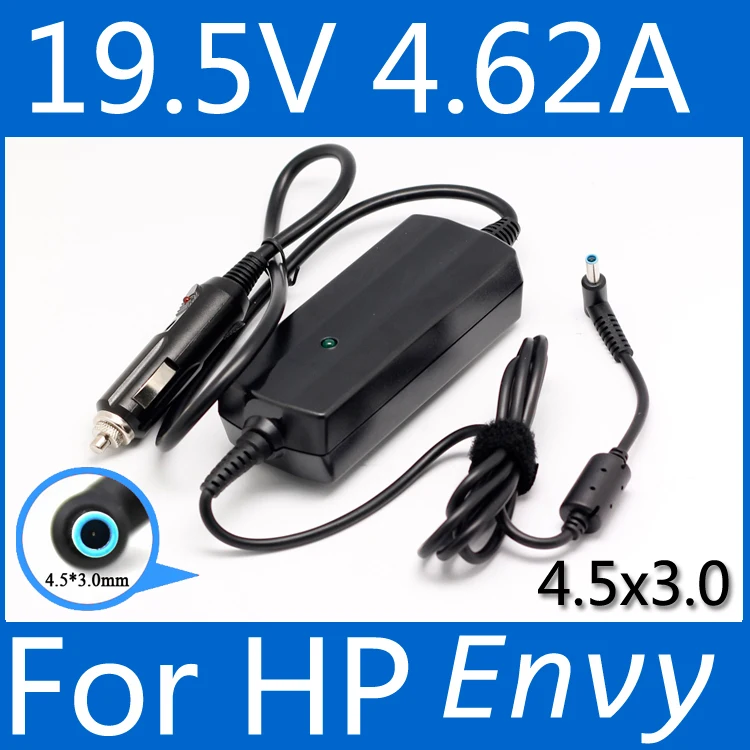 Laptop Car Charger 19.5V 4.62A 90w notebook power adapter for hp pavilion envy M4 1010TX 1008TX