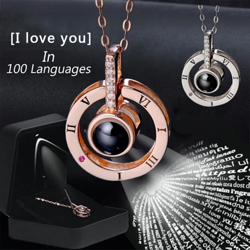 Dropshipping New Rose Gold Silver 100 Languages I 