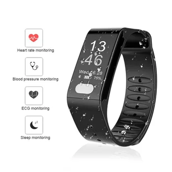 

2019 Smart Watch ECG Heart Rate Blood Pressure Monitoring Information Reminds Sports Record Smart Fitness Bracelet