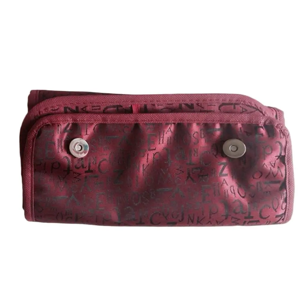 Большая вместительная Складная дизайнерская сумка для хранения туалетных принадлежностей, косметичка для инструментов, водонепроницаемая женская косметичка, косметичка, сумка-Органайзер для путешествий - Цвет: red