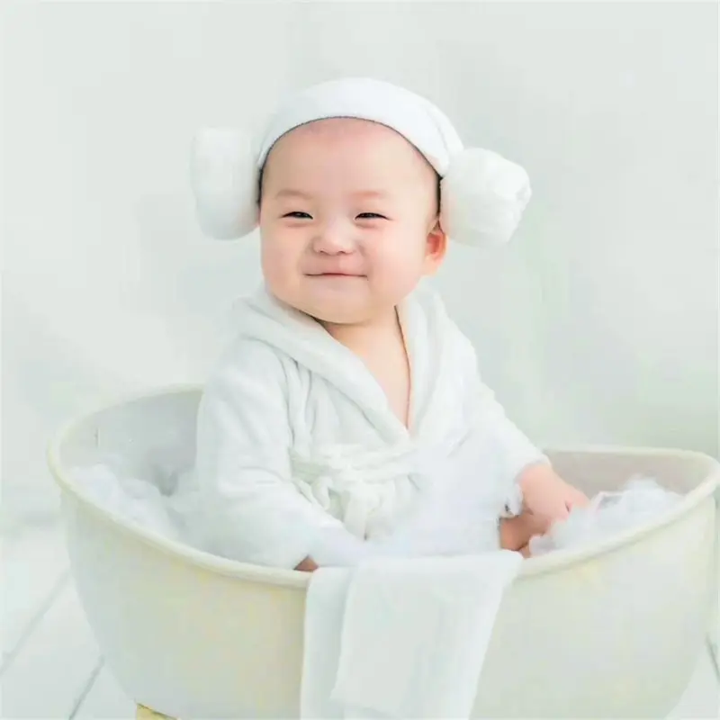Baby bathtub newborn photography props infant photo shooting props sofa posing shower basket accessories  yellow duck & cotton