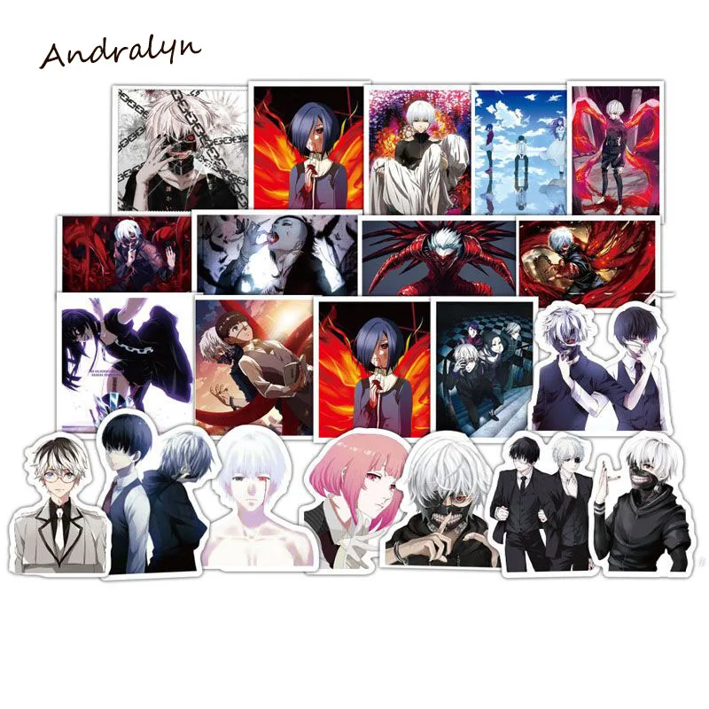 10/50 шт в наборе одежда с надписью Tokyo Ghoul для рисования граффити Стикеры s Чемодан