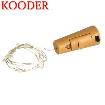 

KOODER 8LED LED Stopper String Copper Wire String Light with Bottle Stopper For Glass Craft Bottle Wedding Party Decoration