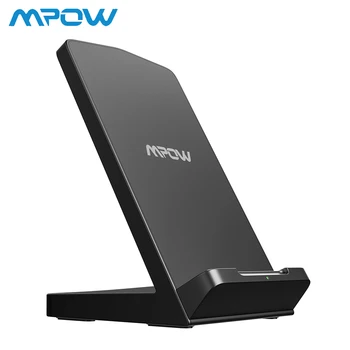 

Mpow Fast Wireless Phone Charger Stand Qi-Certified Charger Cell Phone Charger Holder Suit For iPhone XS MAX/XR/XS/X/8/8 Plus