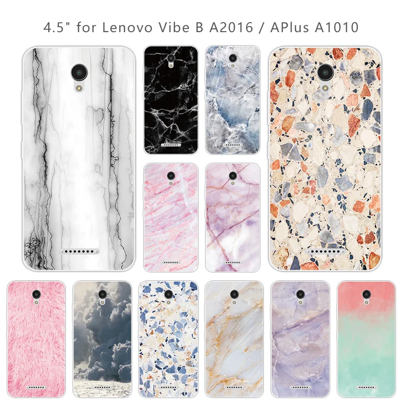 Чехол для Lenovo A1010a20 4 5 дюйма мягкие чехлы из ТПУ телефона A Plus A1010 a20 A2016 силиконовая