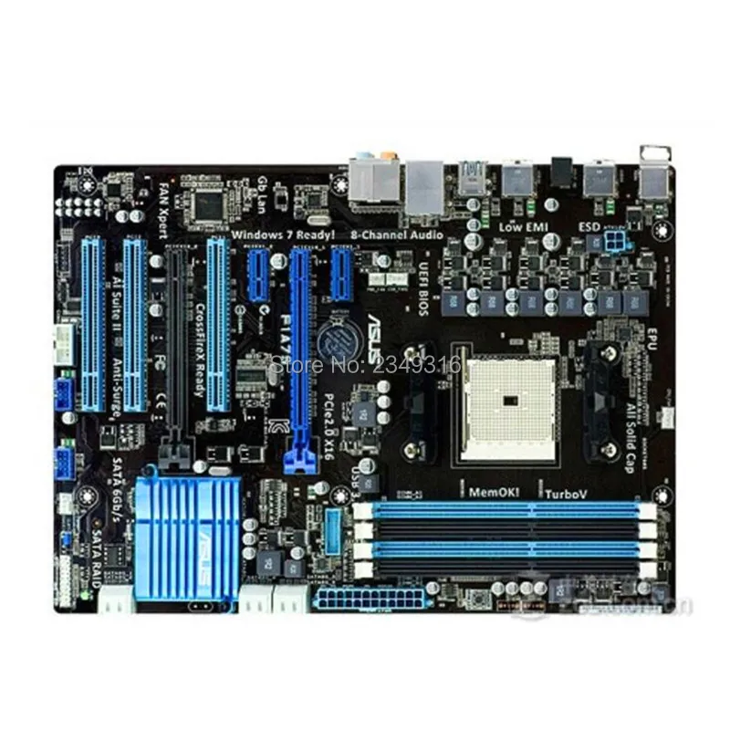 Для ASUS F1A75 гнездо для материнской платы FM1 DDR3 USB3.0 SATA3 A75 рабочего Материнская плата