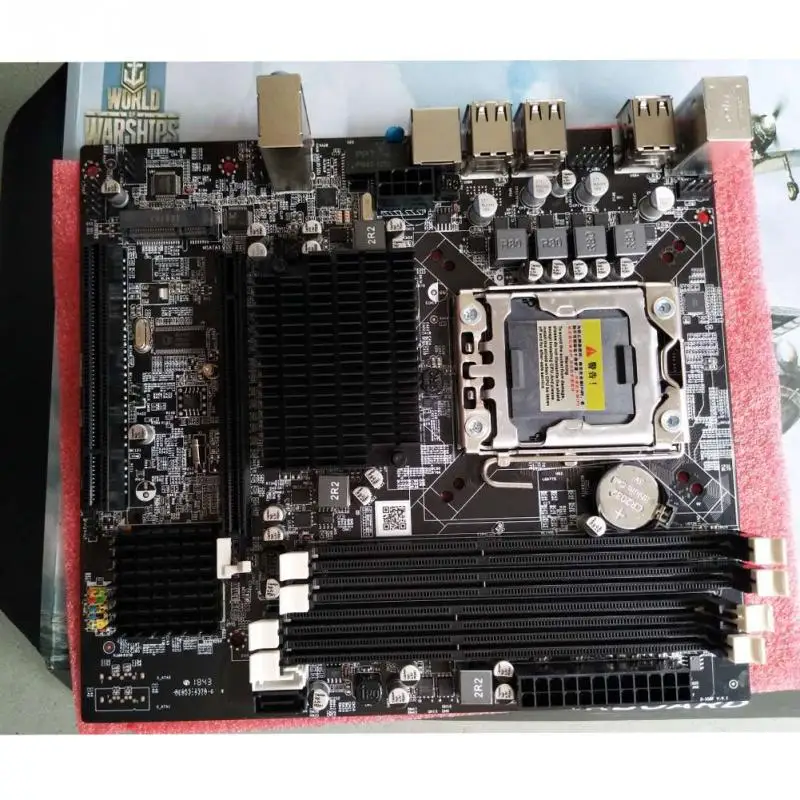 إنتل X58 اللوحة LGA 1366 ل المهنية سطح المكتب مستقرة العملي الرئيسية مجلس DDR3 سريعة الإرسال