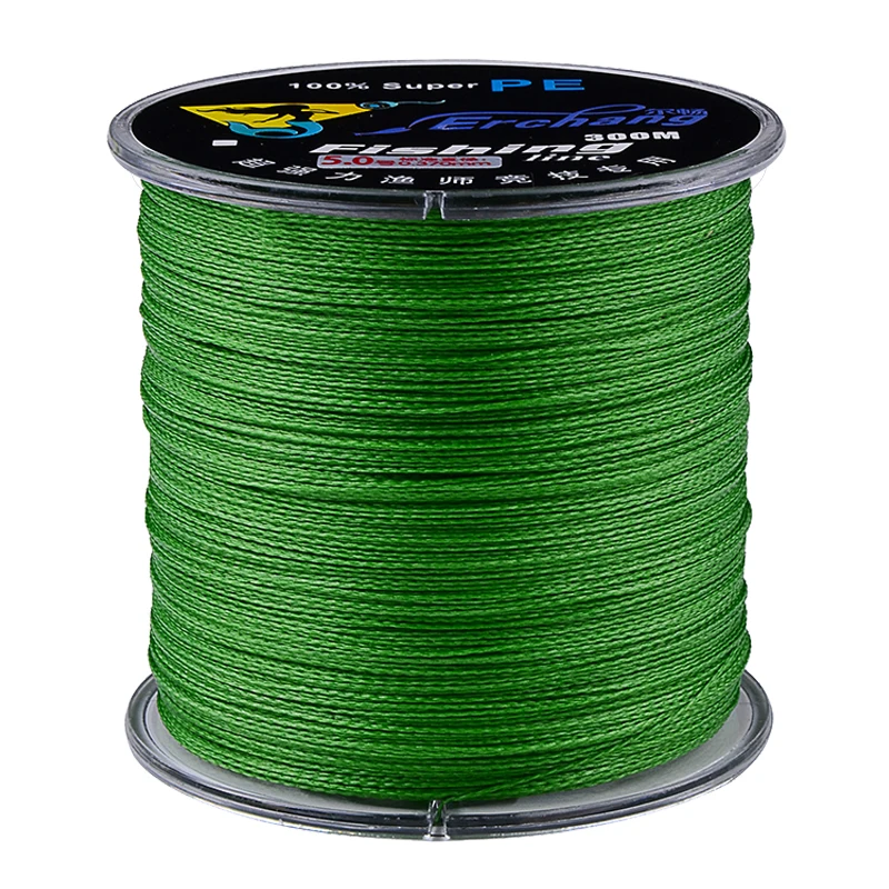 Erchang Lake Sea Fishing 300m Braided Fishing Line Superpower 10 20 30 40 60 LB Multifilament PE Fishing Lines