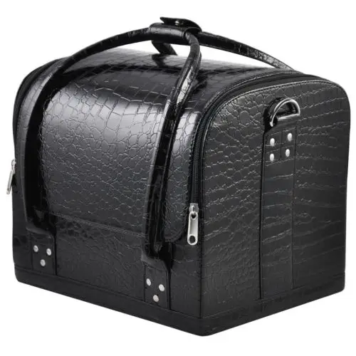 

Professional Beauty Box Make Up Rose Vanity Case Cosmetic Nail Jewelry Case