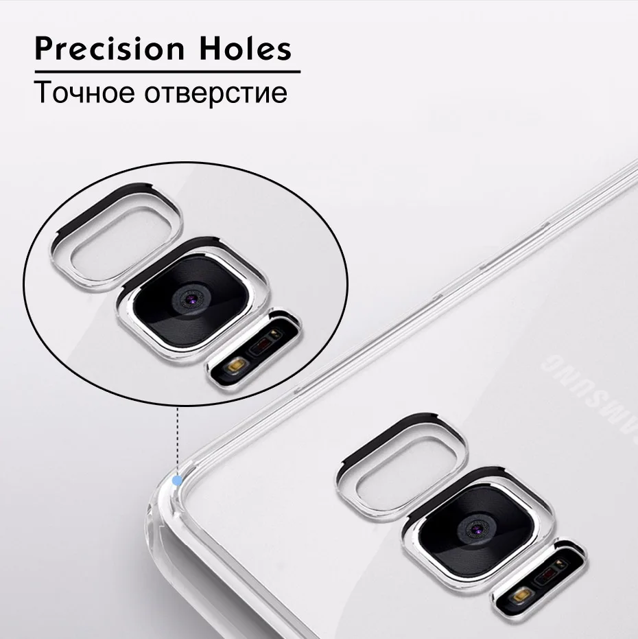 NKOBEE Transparent For Galaxy S8 Case Silicone TPU Cover For Samsung Galaxy S8 Case Clear Transparent Hard Case S8 S8 Plus Cover (2)