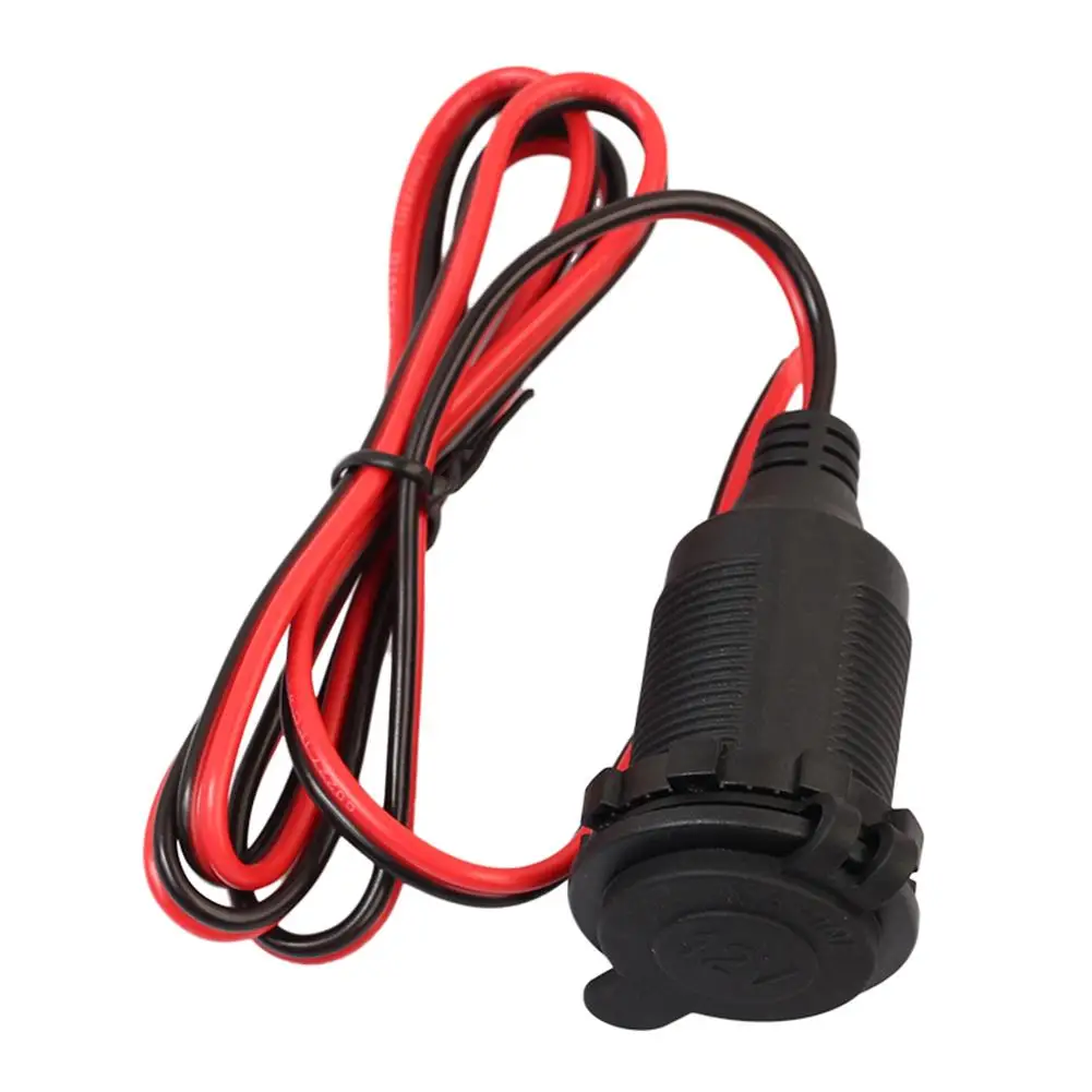 Car 12V Cigarette Lighter Charger Cable Female Socket Plug Connector