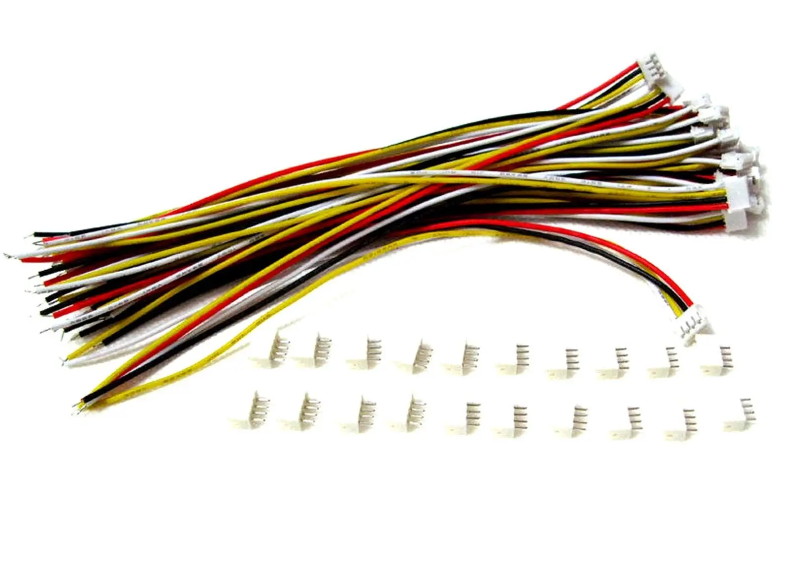 

40 SETS Mini Micro ZH 1.5 4Pin JST Connector with Wires Cables