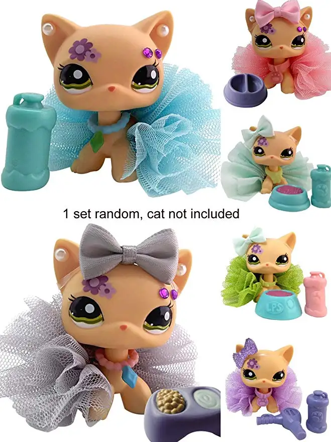 

Pet Accessories(Cat not Included), Skirt Collar Bow and Food for 1 Set for Collie Short Hair Cat Dachshund Best Gift for Kids