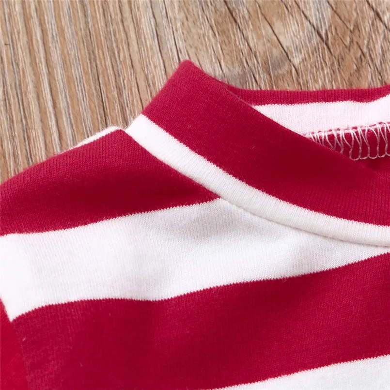 Baby Fashion Newborn Baby Boys Girls Long Sleeve Striped Romper Jumpsuit Clothes Outfits romper do beb menina #15O22 (4)