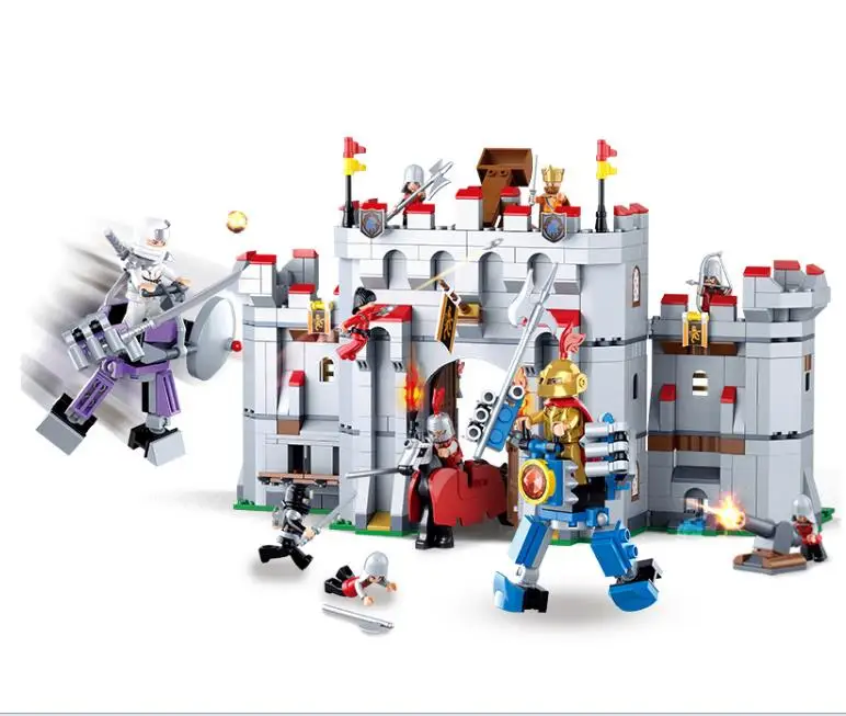 

Ninjagoes Ninja Knight armor Medieval castle series Model Building Blocks Bricks Set Toys for Children