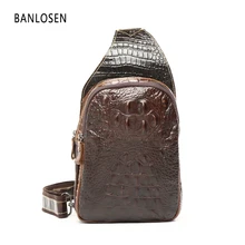 Натуральная кожа, мужская сумка, нагрудная сумка, бренд Аллигатор, винтажные сумки через плечо, известный бренд, Маленькая мужская сумка-мессенджер, bolsa masculina