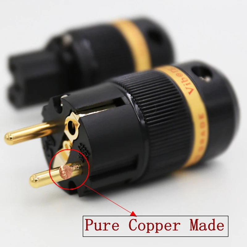 ViborgX1 pair VE501G+VF501G Pure Copper 24K Gold