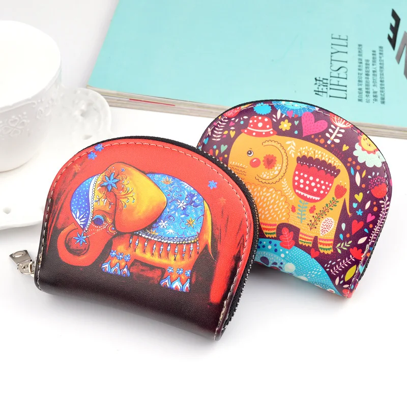 Aliexpress Buy Billtera 2019 Cartoon Mini PU Card Case Business Card Holder Zip Women