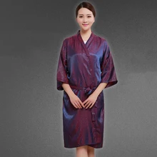 Парикмахерский салон, халат, фартук для стрижки волос, накидка для салона красоты, спа-салон, выпечка, масло для волос, кимоно, халат, сауна, пота, ткань для отпаривания U1140