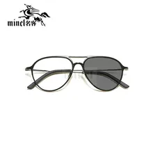 Новые негабаритные переходные солнцезащитные фотохромные очки для чтения для мужчин и женщин унисекс пилоты очки для чтения с коробкой FML