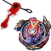 Волчок Burst B-96 STRIKE GOD VALKYRIE. MUGEN Funsion W/Launcher+ Grip Set Toy LR Launcher+ профессиональный захват