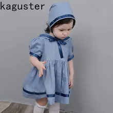 Испанская одежда для малышей платье принцессы для маленьких девочек темно-синий халат Fille Vestidos Infantile испанское платье для девочек Детская летняя одежда