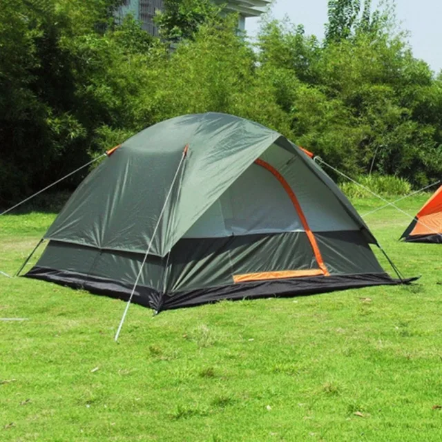 Cheap 3-4 Persons Large Size Waterproof Double Layer Hiking Camping Tent Breathable Windproof Durable Beach Picnic Tent Cheap 3-4 Persons Large Size Waterproof Double Layer Hiking Camping Tent Breathable Windproof Durable Beach Picnic Tent