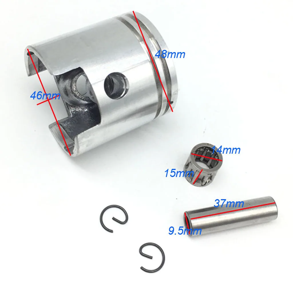 47mm Engine Piston Rings Kit  for 80CC Motorised Bicycle Motorized Bike 2-Stroke